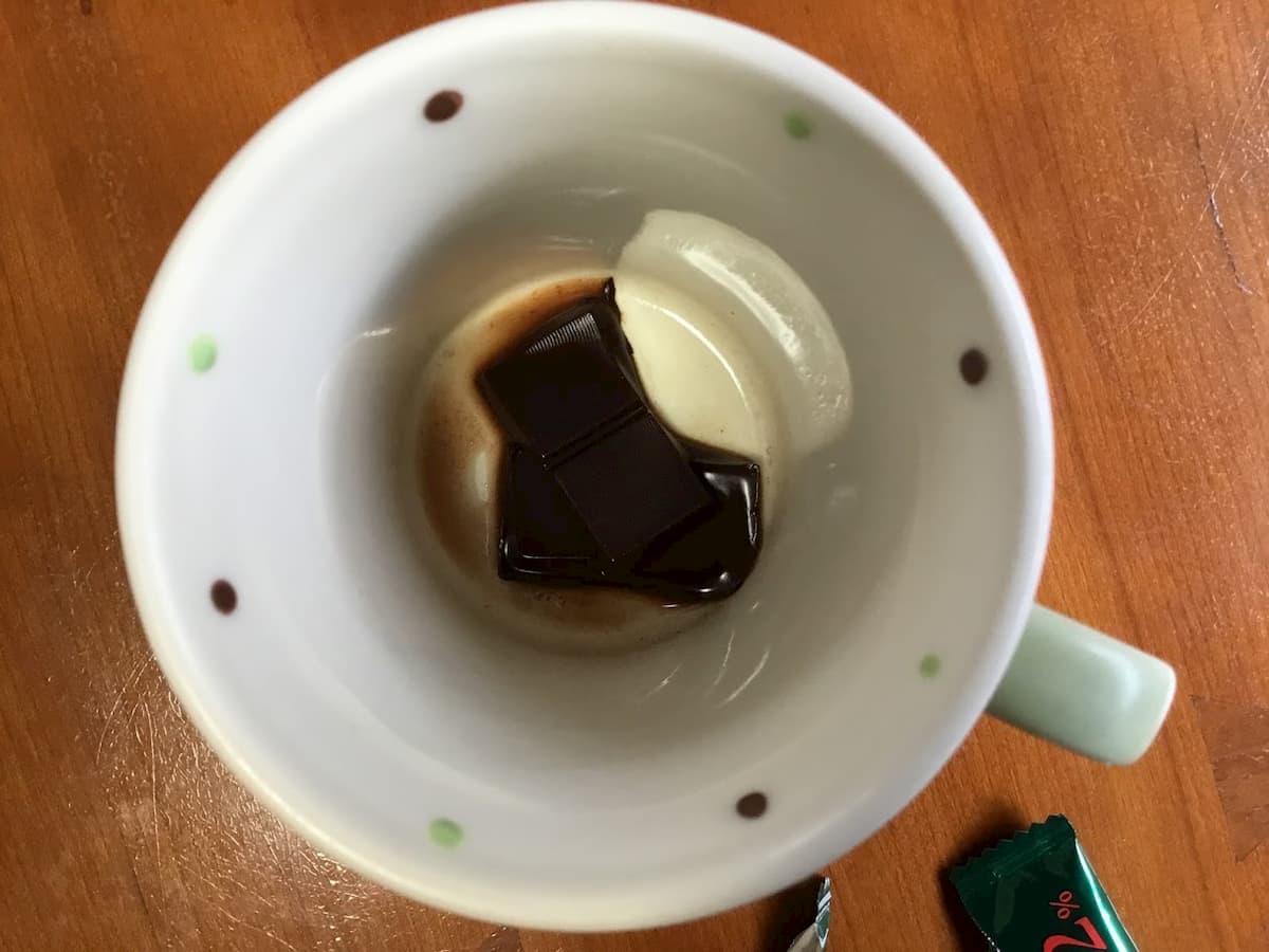 チョコレート効果レシピ　コーヒーINチョコレート