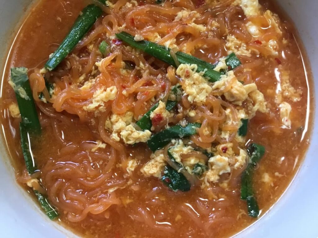 宮崎辛麺風スープの素でアレンジ中川食品辛い麺